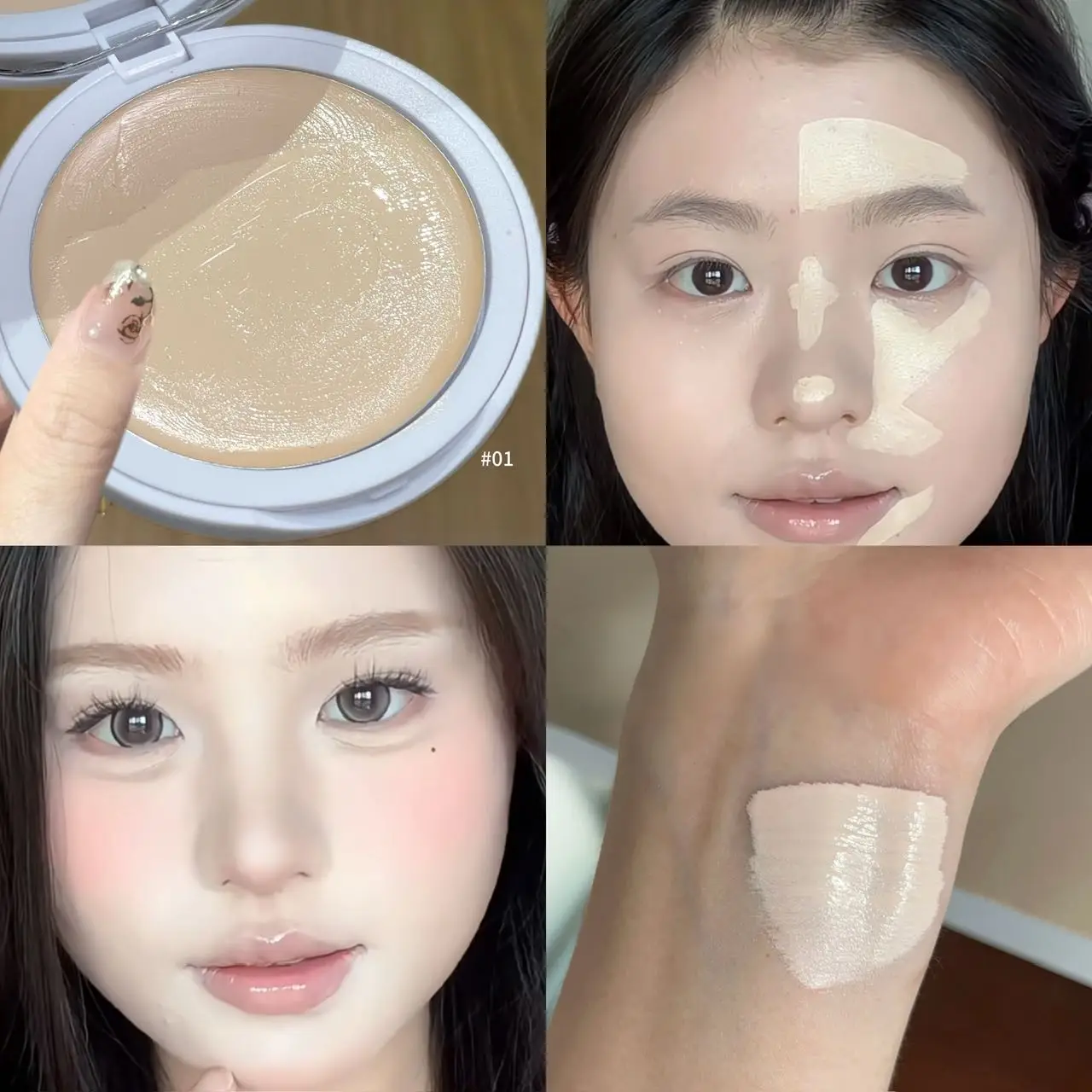 Faiccia Bang Bang Cicada Wing Highlighter Cream, dodaje efekt powiększenia i rozjaśnienia, przyjazny dla skóry, tworzy pełny i rozświetlony wygląd, kosmetyki dla kobiet, prezent na Walentynki, prezent na Boże Narodzenie