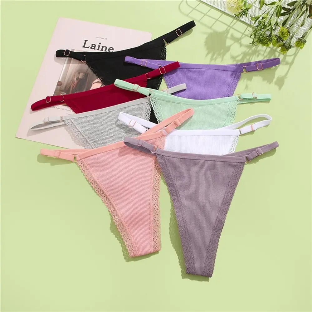 For Women Breathable Cotton Underpants Underwear Lace Thread Panties Female Lingerie Women Thong Briefs