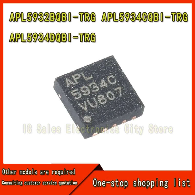 (5piece)100% New APL5932B APL5934C APL5934D 5932B 5934C 5934D APL5932BQBI-TRG APL5934CQBI-TRG APL5934DQBI-TRG QFN-10 Chipset