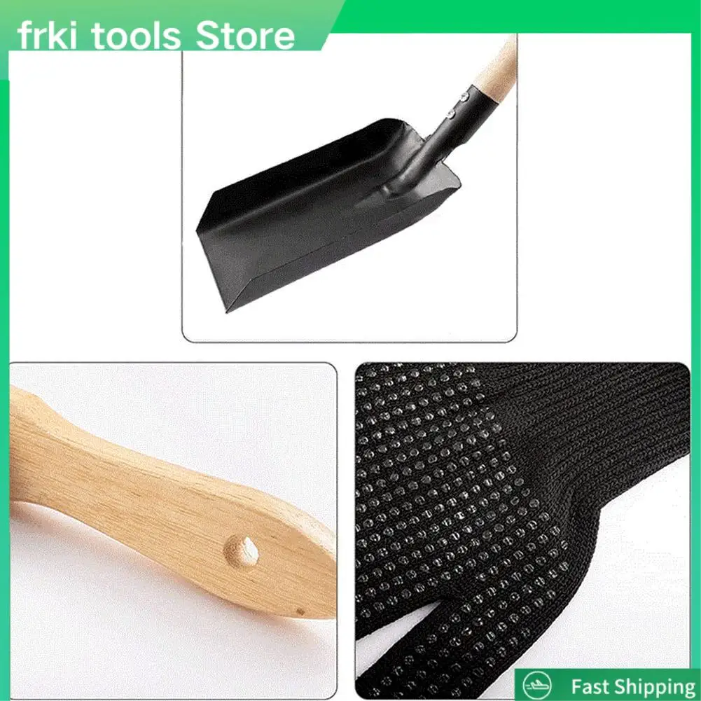 

Fireplace Ash Shovel And Brush Set, Shovel And Hearth Brush, Fireplace Shovel And Brush Hearth Tidy Accessories Set-A79G