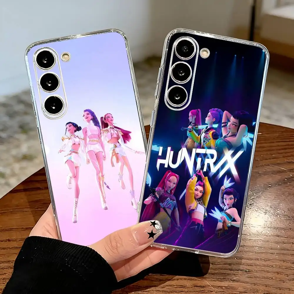 

K-Pop D-Demons Hot H-Hunters Transparent Phone Case for Samsung Galaxy A71 A70 A52 A51 A40 A30