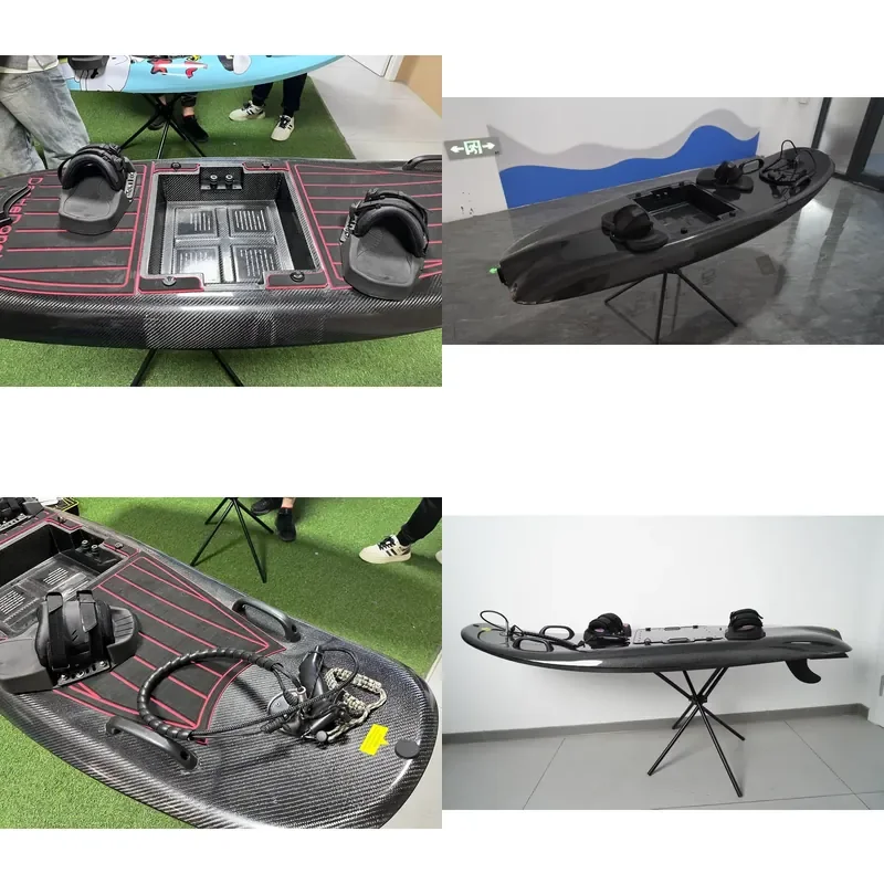 New Model Carbon Fiber Wireless Surfboard Surf with Handles 10KW Powerful Electric Jet Surf Board Water Jet Surfboard