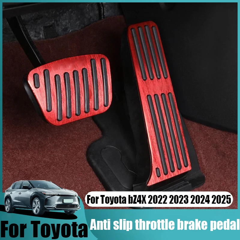 

Aluminum alloy anti slip accelerator brake pedal car interior decoration modification parts For Toyota bZ4X 2022 2023 2024 2025