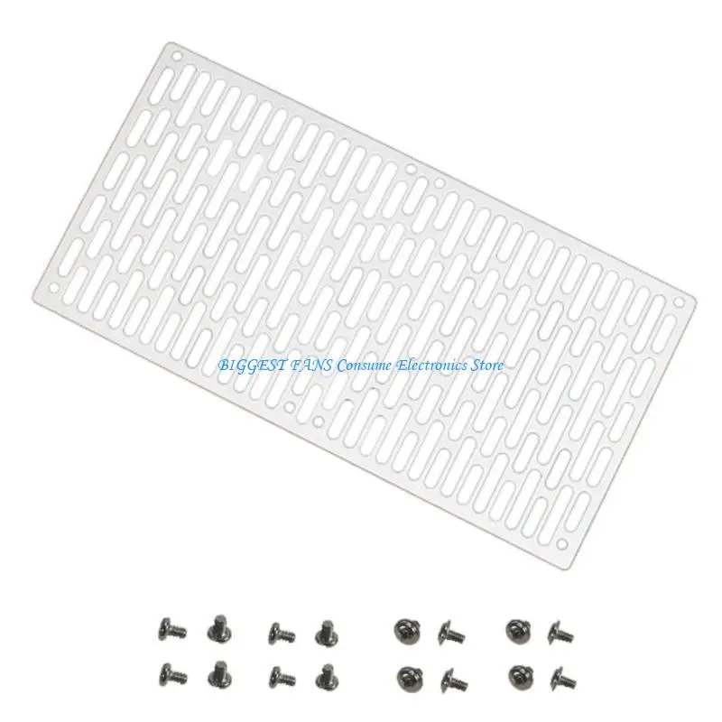 

White Radiator Guard Cooling Fan Protector Shield PC Dust Filter for Efficient Cooling in PC and Laptops Fan Cover