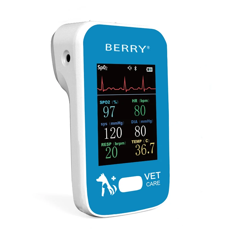 Hot sale in Colombia 6-parameter pet monitor Wireless charging Veterinary Equipment BERRY AM6200 veterinary Monitor