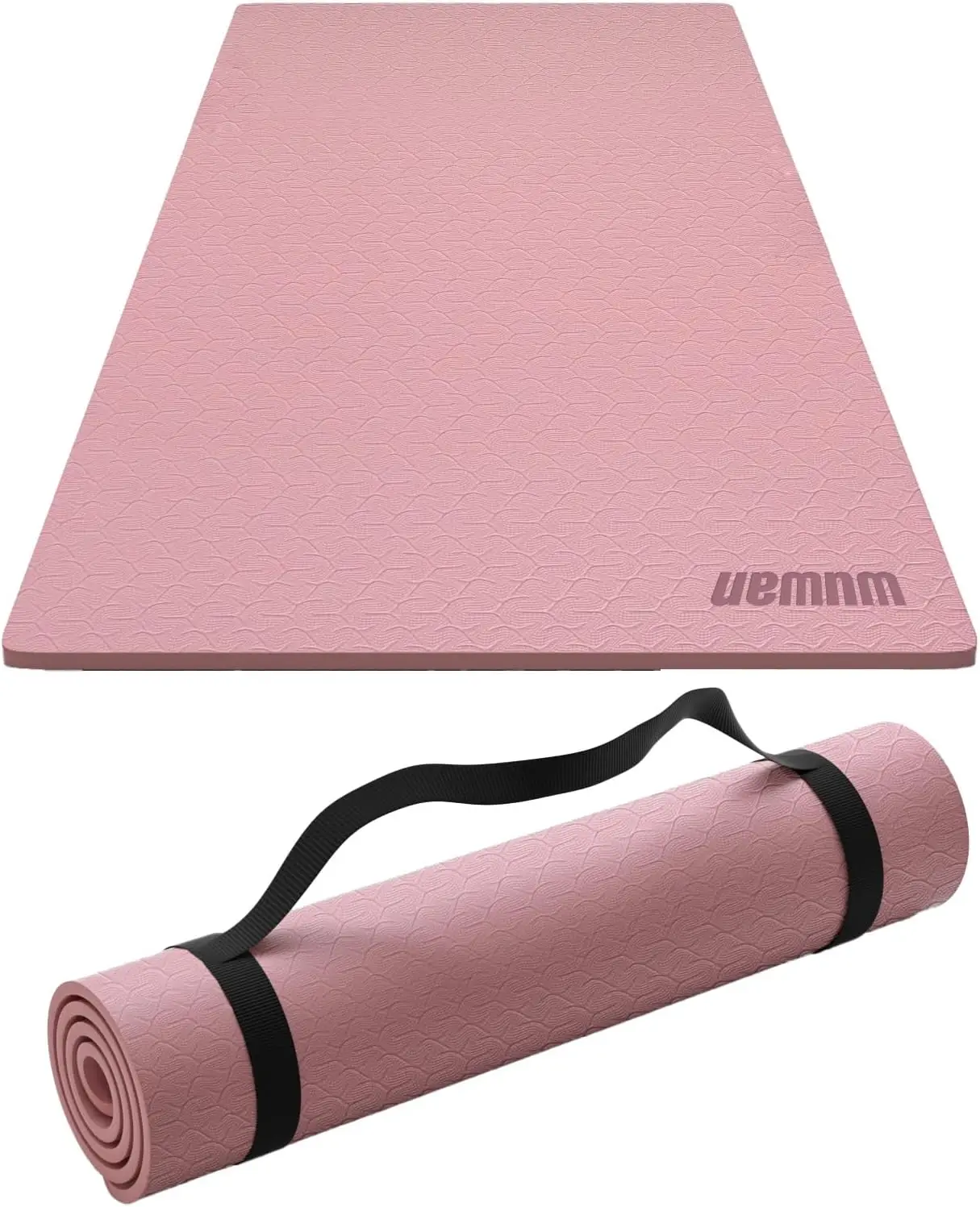 

Коврик для йоги из TPE 10 мм, нескользящий, 72x26 дюймов, легко переносимый, для йоги, пилатеса и тренировок, прочный, пригодный для переработки