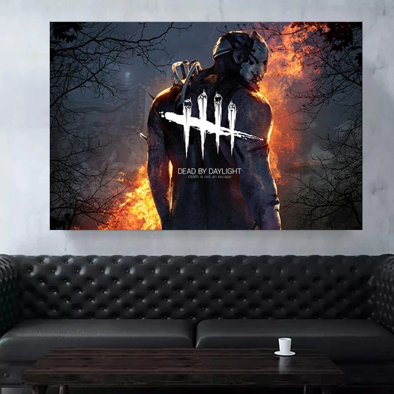 Dead By D-Daylight Canvas Painting Poster The Huntress Gift Video Game Picture for Kids Room Living Wall Art Decor Home Decor