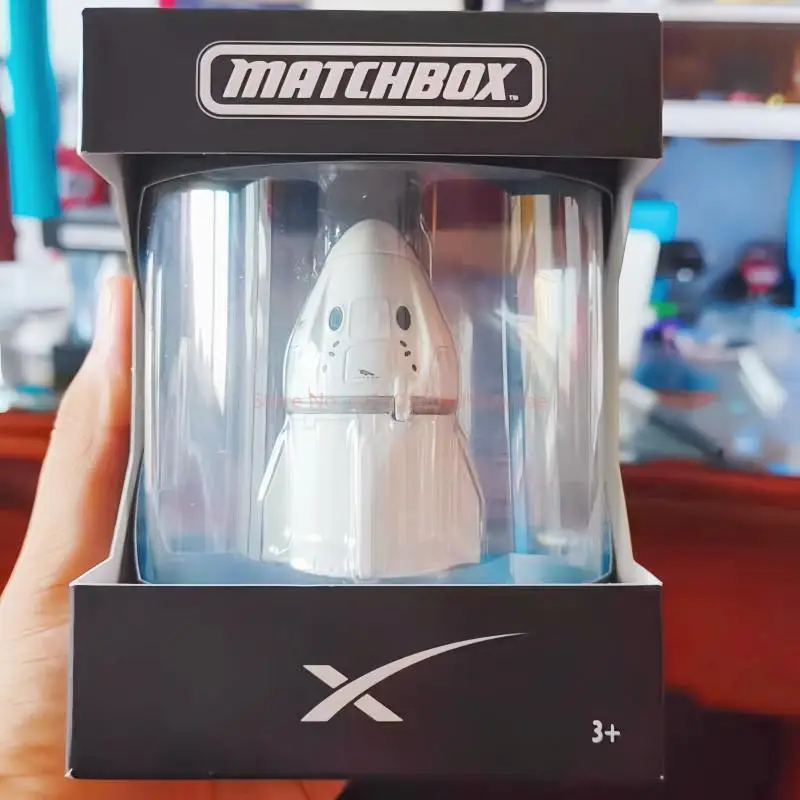 

Спичечный коробок 1:64 Spacex Dragon Space Launch Vehicle, ограниченная модель из сплава, игрушка DRAGON HHX93, коллекционные рождественские подарки для мальчиков