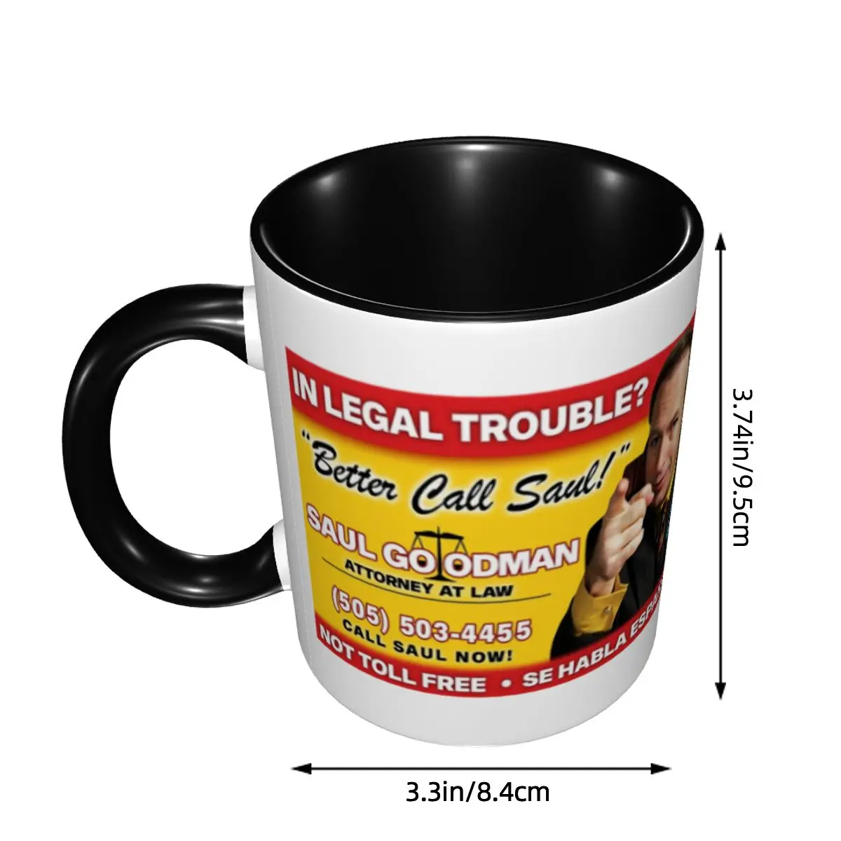 Better Call Saul Breaking Bad Saul Goodman Coffee Mugs DIY Personalized Ceramic Tea Milk Mug Cup