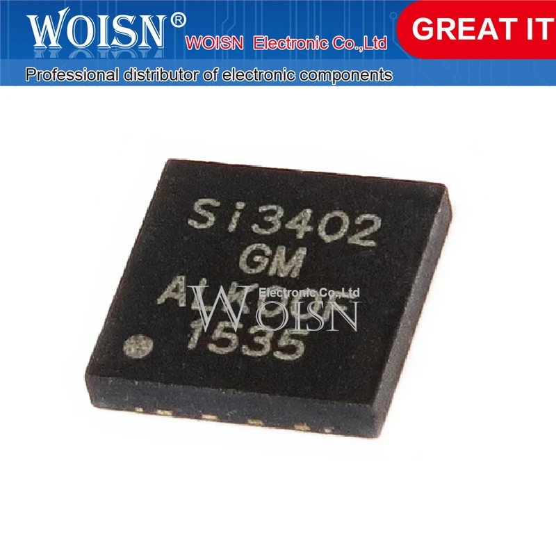 1PCS SI3402-A-GMR SI3402 3402 QFN-20 In Stock