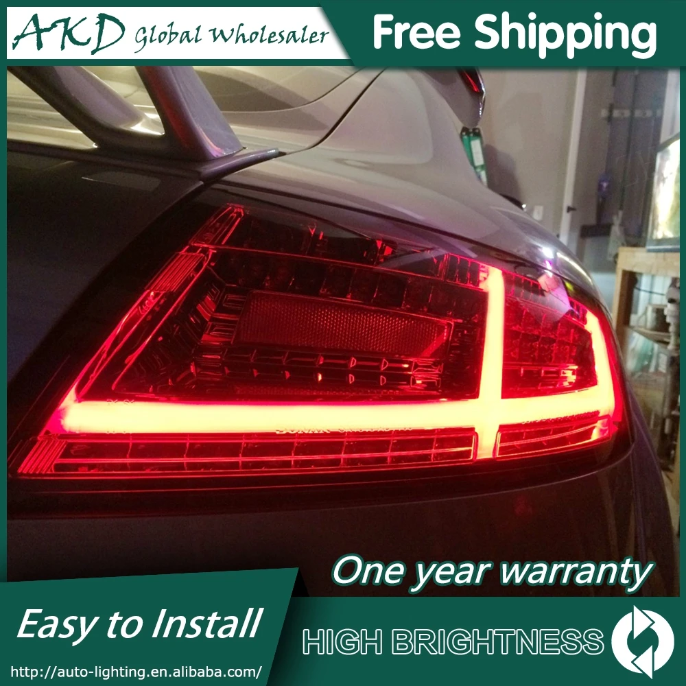 Car For AUDI TT 2006-2012 Taillights DRL Hella 12V LED Bi Xenon Bulb Fog Light H7 H1 Decorations Car Accessory AUDI TT Real Lamp