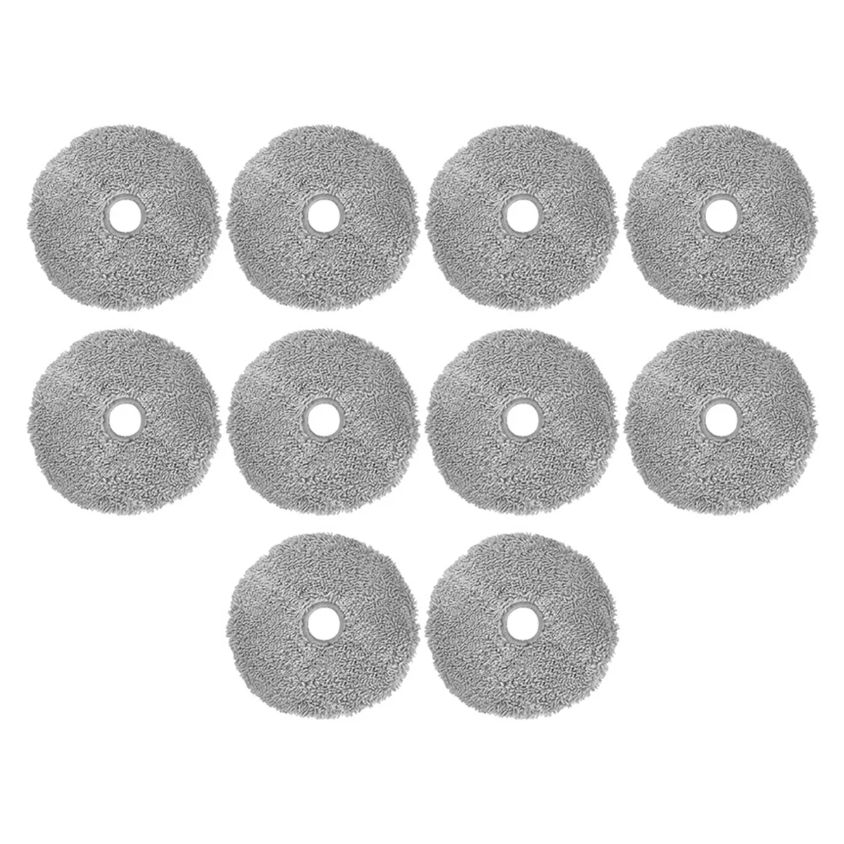 10Pcs Washable Mop Cloth for Lydsto W2 / UWANT U200 Robotic Vacuum Cleaer Replacement Spare Parts Mopping Pad