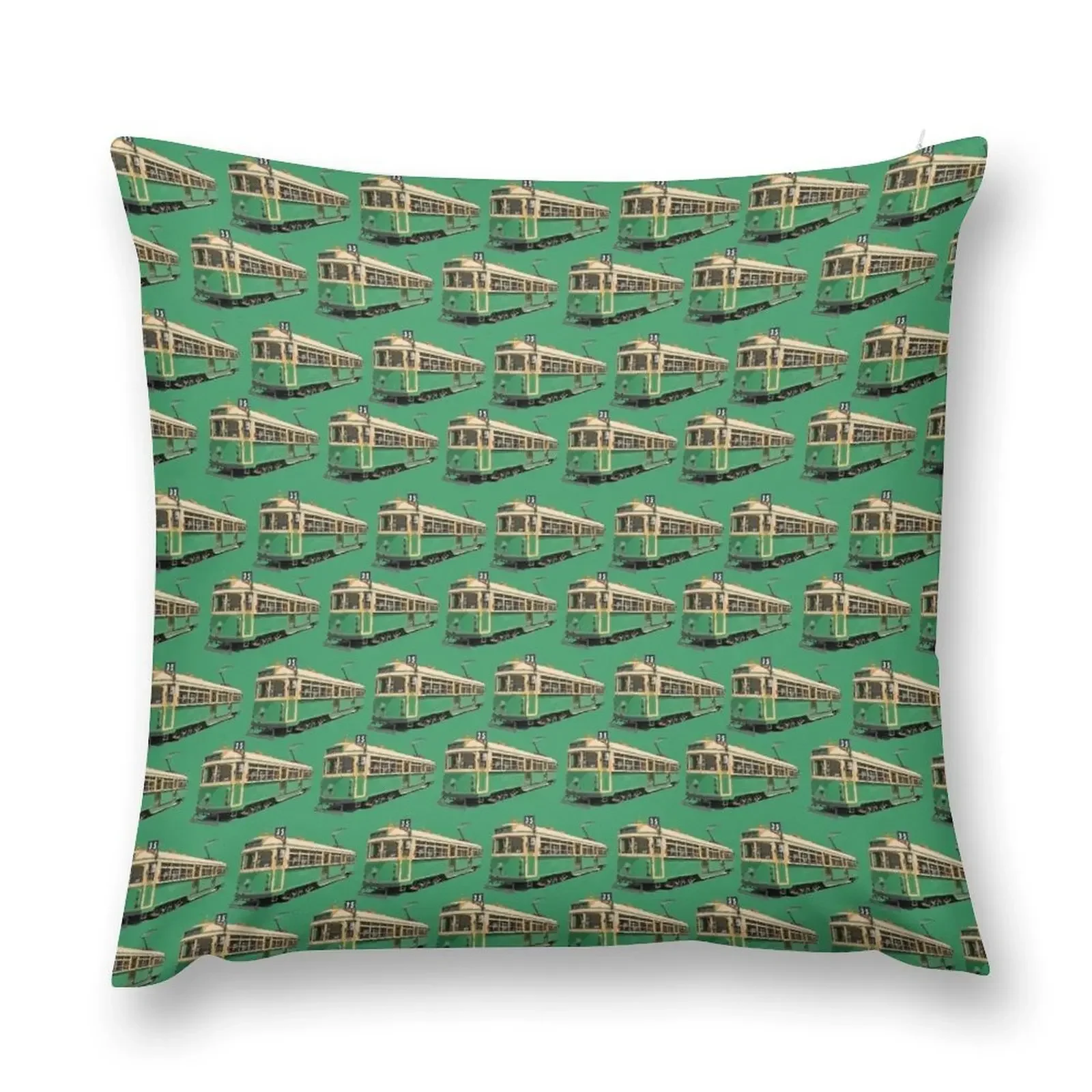 Melbourne W Class Tram Throw Pillow pillowcases for sofa cushions Pillow Case Christmas pillow