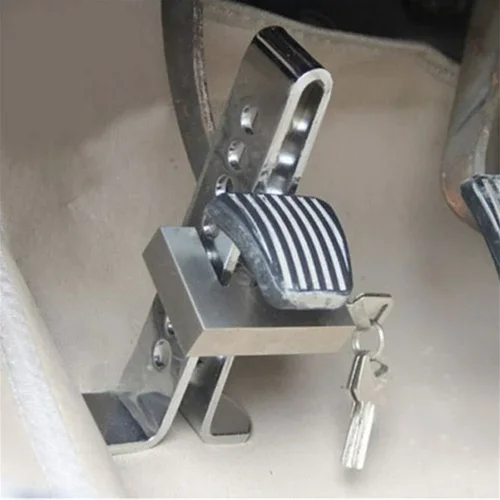 Imagen 2 del producto Bloqueo Universal de Pedal de embrague de freno de coche, seguridad antirrobo de acero de aleación para coches, camión, bloqueo de Pedal de acelerador