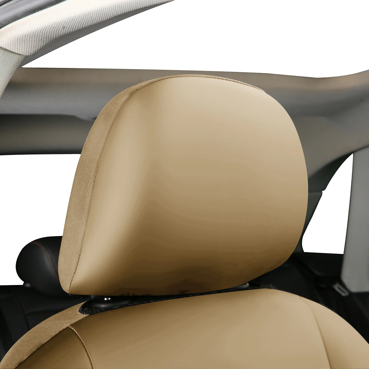 Lux künstlicher Autositzbezug aus PU-Leder, universelle Größe, komplettes Set, Airbag-kompatibel, passend für die meisten Autos – Detail 13