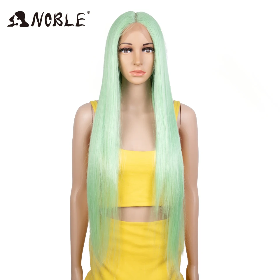 

Noble Cosplay Wigs For Black Women Straight Synthetic Lace Wig 34 Inch Ombre Blonde Wig Lace Wig Cosplay Syntheti Lace Wig