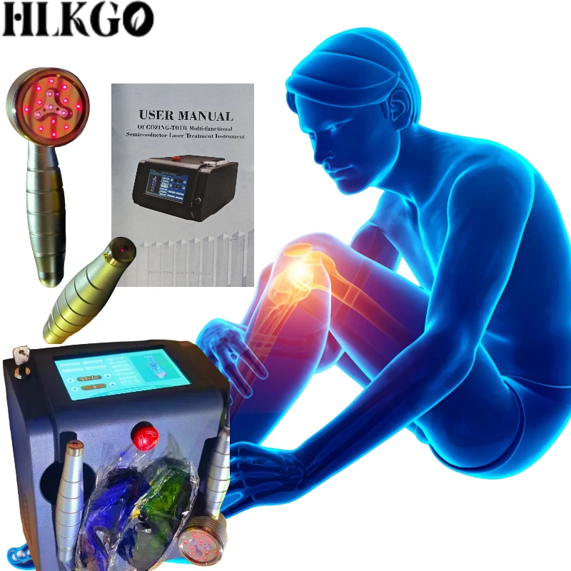 

Advanced 808nm 650nm Cold Laser High Intensity Physical Therapy Device for Neck Back Arthritis Pain Relief