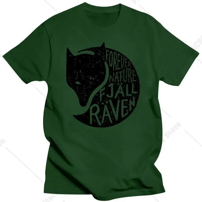 Animal Fox Ven Mens Forever Nature Tshirt 2024 Brand T Shirt Men Fashion Short Sleeve For Men Women Teens