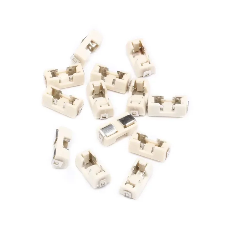 10PCS 1808 0451 SMD fuse holder Socket fuse box base transposon 6.1x2.69mm temperature Plastic Shell portafusibili