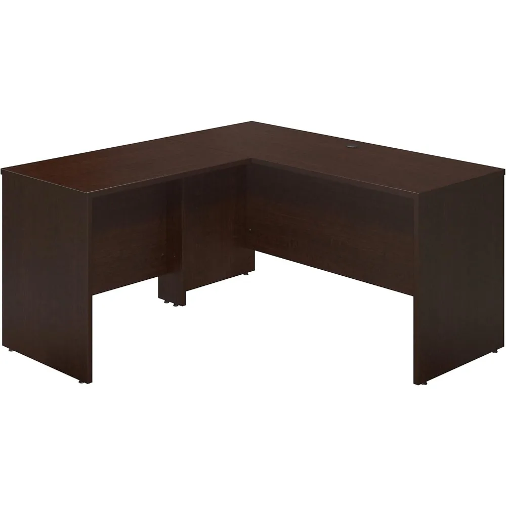 Series C Elite 60W x 24D Desk Shell with 36W Return in Mocha Cherry