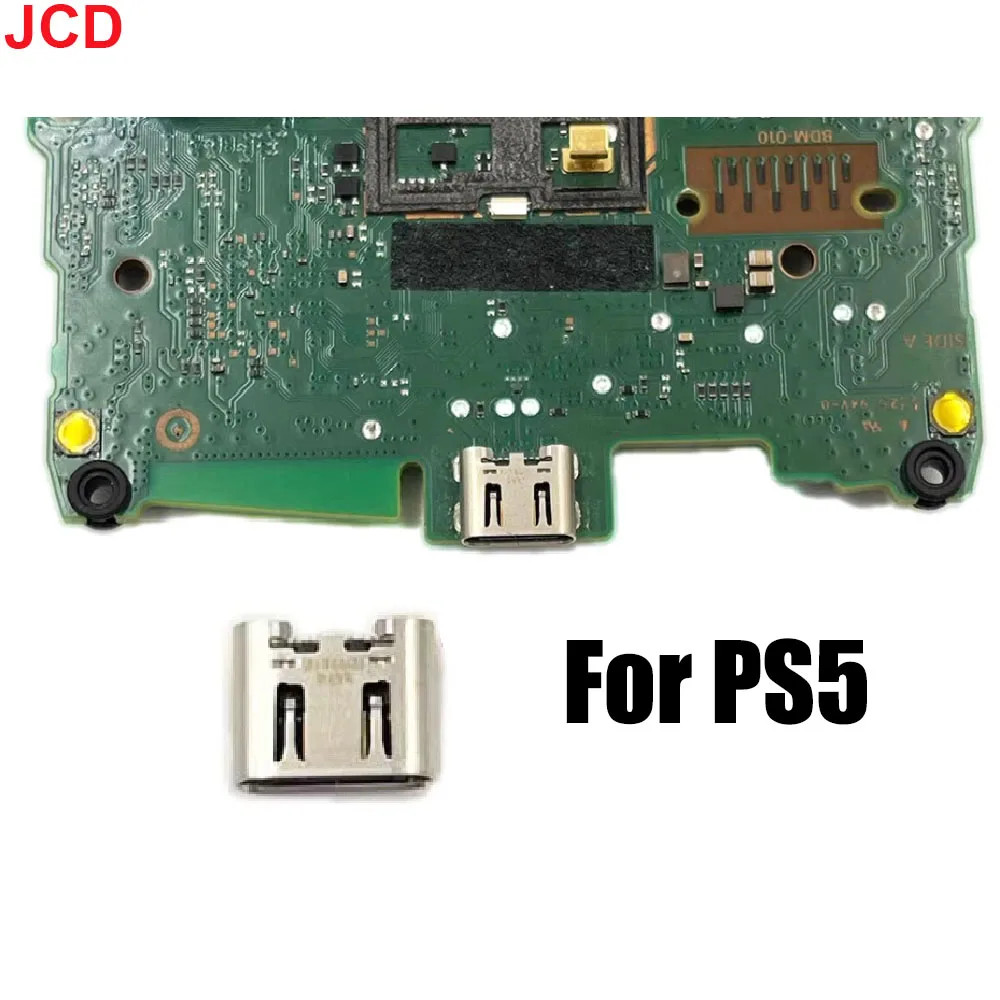 JCD 1pcs Original For PS5 Handle Charging Port Charging Dock Tail Plug Interface TYPE-C Power Hole Mainboard Maintenance Accesso