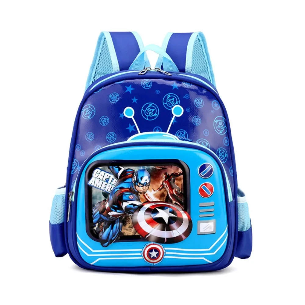 New Spider-Man Kindergarten Kids Backpack 3D Eggshell Fashion Styling Lightweight Versatile Spinal Protection School Bags Gifts