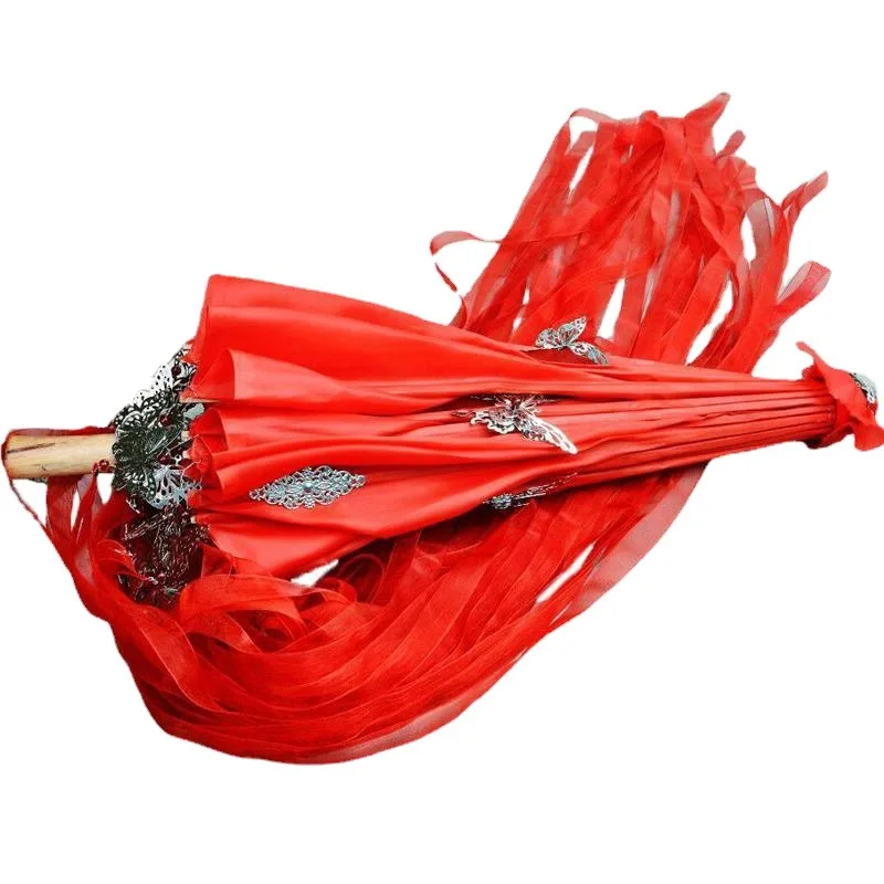 Tian Guan Ci Fu Hua Cheng Cosplay Umbrella Anime Heavens Official Blessing Red Umbrella Carnival Halloween Photography Props