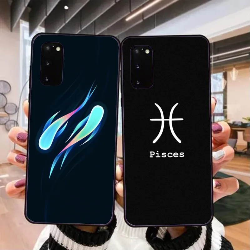 Pisces Astrology Smart Phone Case for Realme GT 2 9i 8i 7i Pro X50 X2 C35 C21 C20 C11 C3 Black Soft Phone Cover Funda