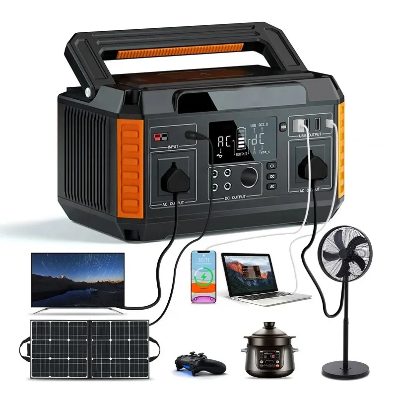 

220V 520Wh portable power station energy generator all in one system energy products batteries solar charger