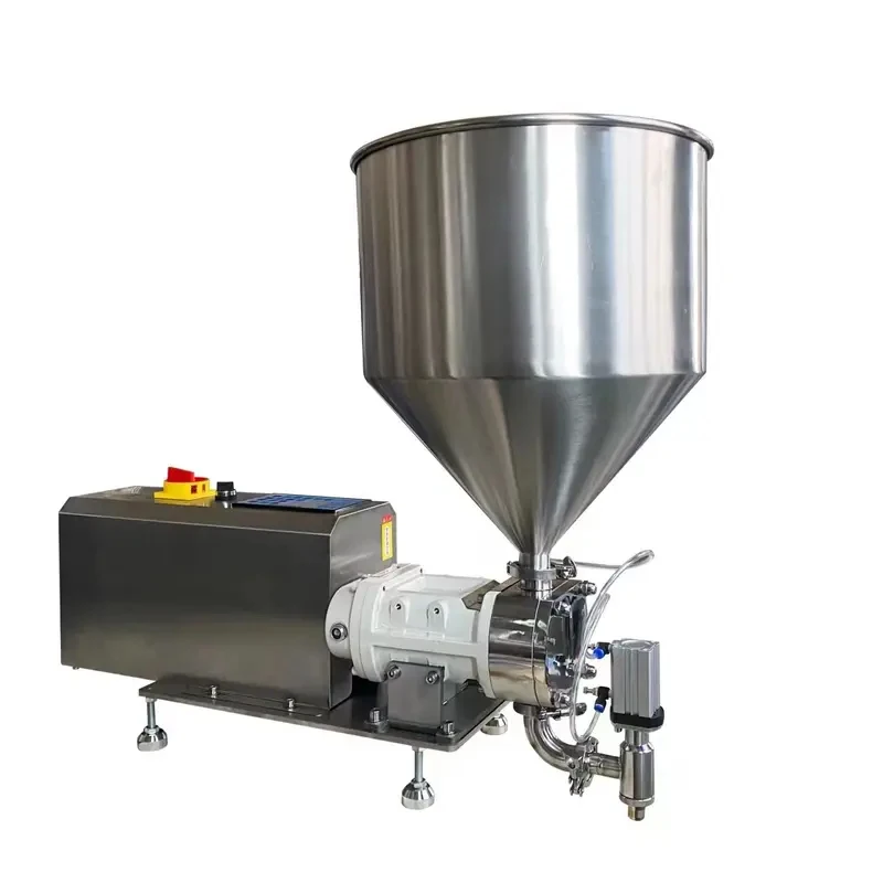 Semi Automatic High Viscosity Paste Grease Filler Mayonnaise Mixing Rotor Pump Qutative Filling hine