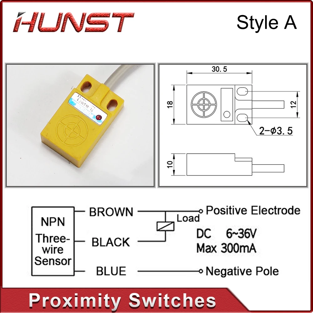 Imagem -02 - Sensor de Proximidade Indutiva Cnc Laser Endstops Limit Switch Npn Switch Faça Você Mesmo Parts Sn04-n Tl-w5mc1 Touch Switch