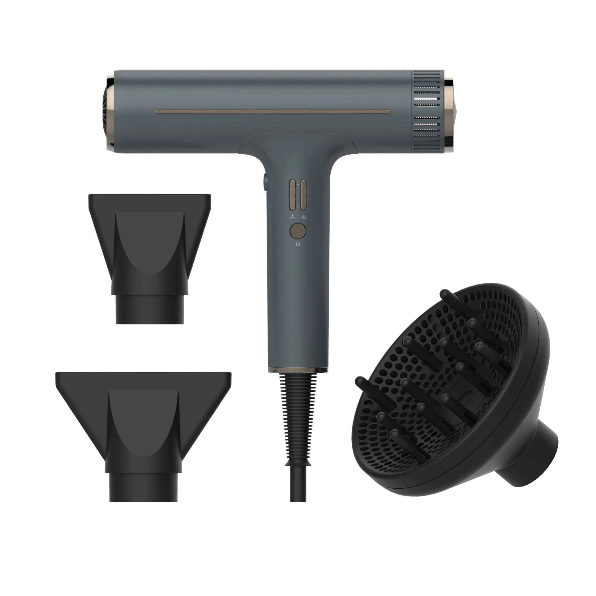 New coming 106000r/min slim design 1500W~1800W light BLDC hair dryer Model RM-DF06