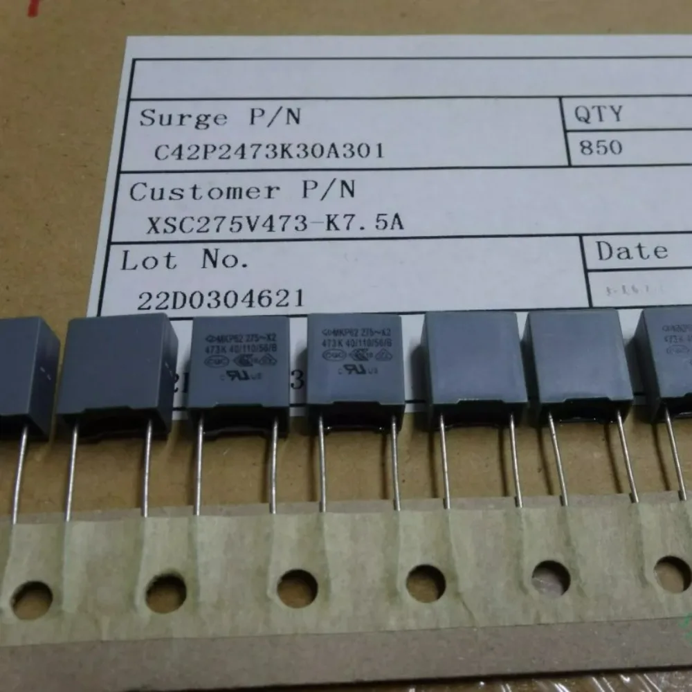 

20pcs/lot Fara MKP62 0.047uf 275vAC 47nf 473 Brand New 7.5mm Film Capacitor C42P2473K