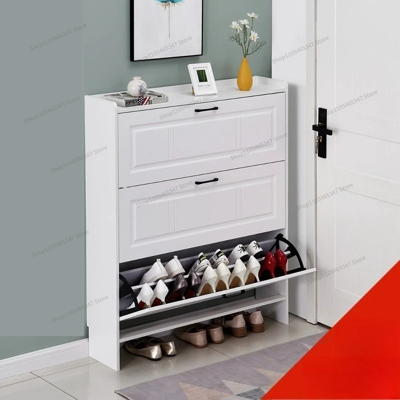 For Economical Simple Modern Storage Cabinet Small Shoe Rack At The Door of The Shoe Cabinet