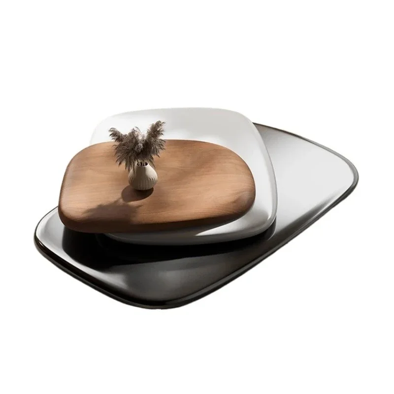 

Italian minimalist Italian designer creative floating large apartment tea table Internet celebrity senior