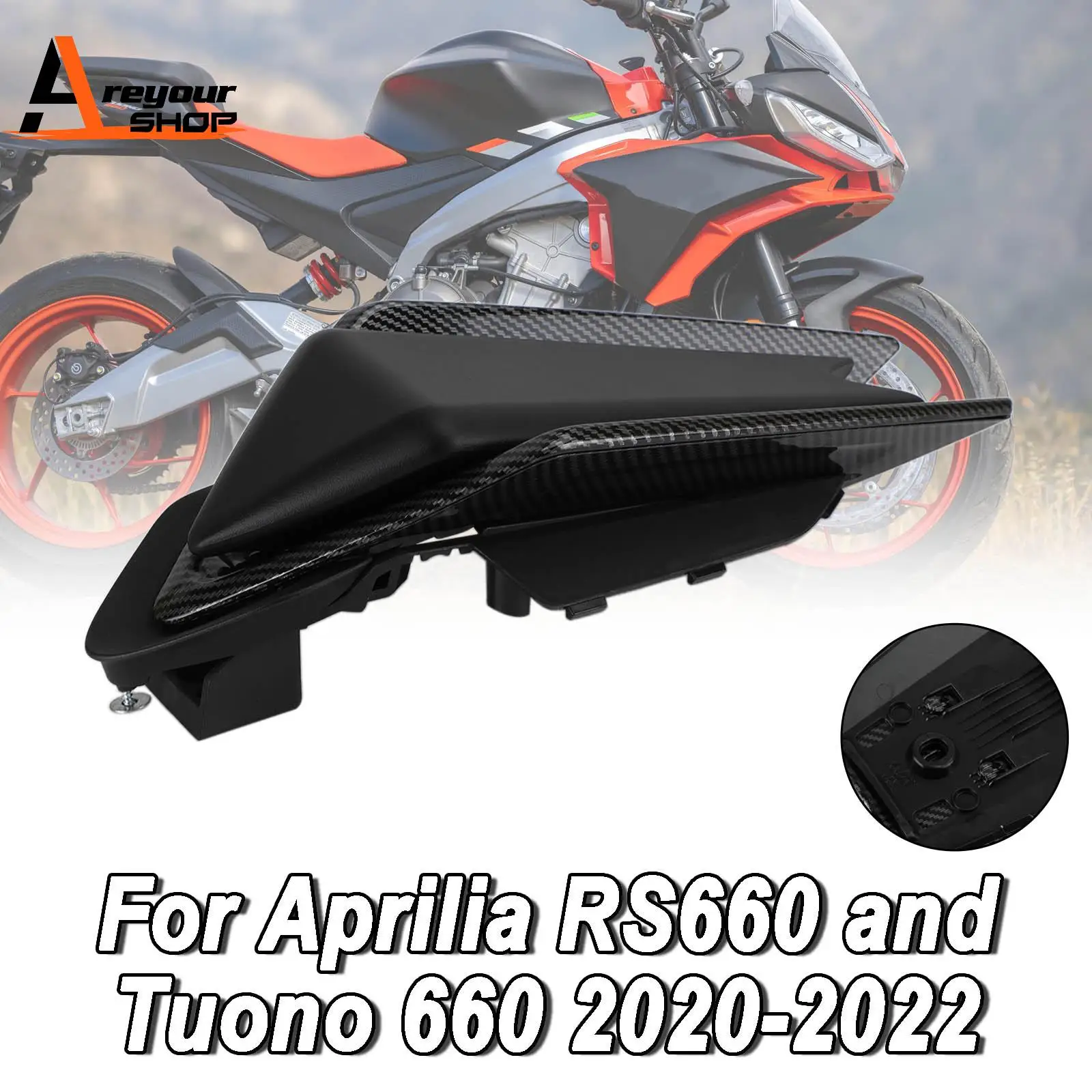 Rear Cowl Tail FAIRING Cover for Aprilia RS660 RSV4 Tuono 660 2020 2021 2022 2023 2024 Carbon