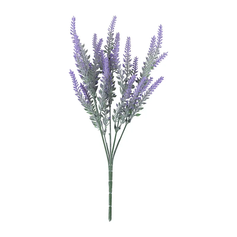 Bouquet of Provence Lavender Plastic Artificial Flowers Fake Plants Wedding Home Decor Christmas Table Decoration