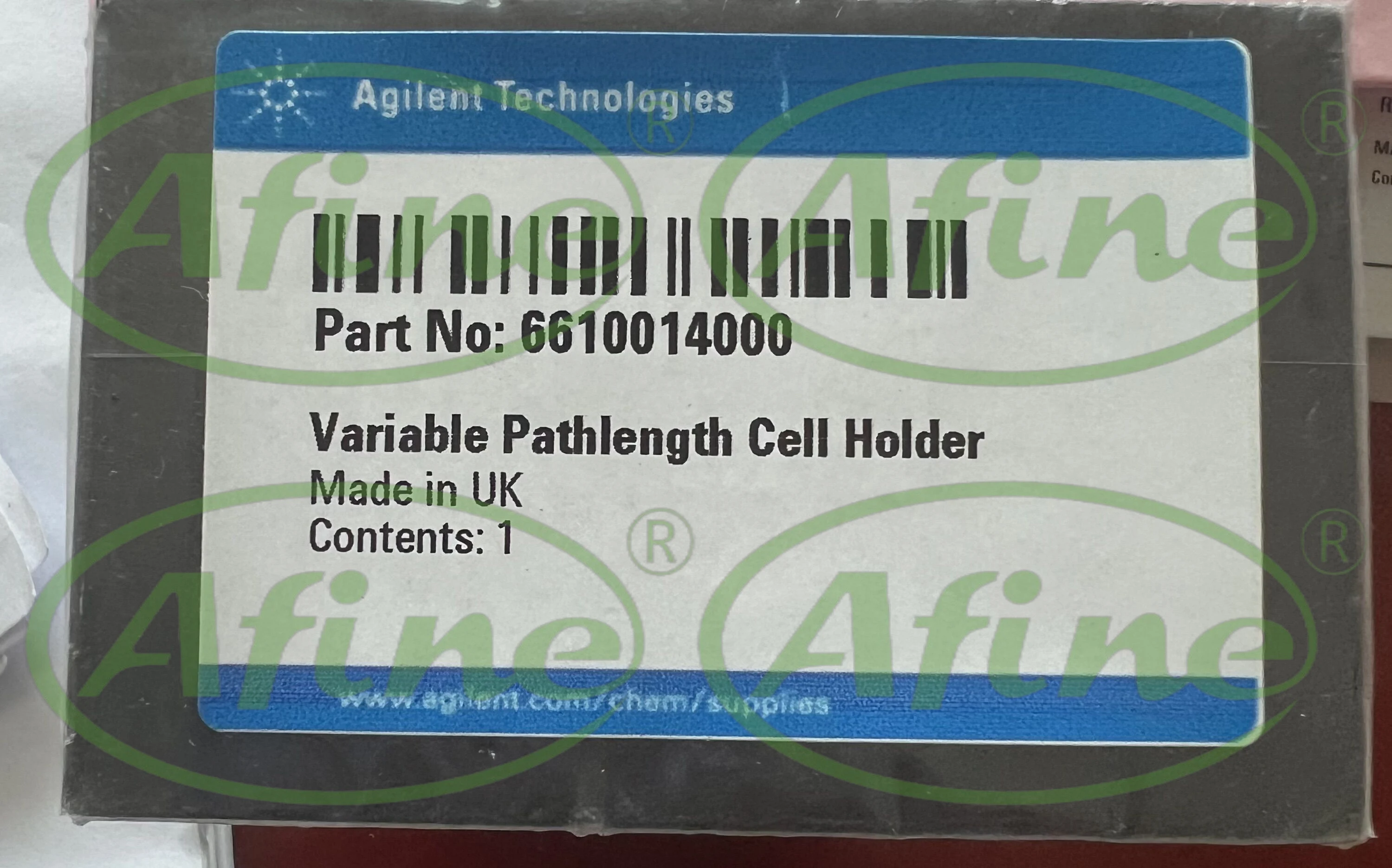 AFINE Agilent Cell holder, base & Accessories (6610014000) untuk uv-vis dan uv-vis-nir