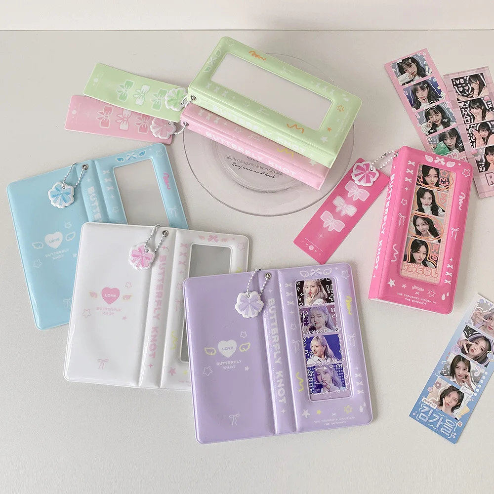 

3in ID фото корейский держатель для фотокарточек ПВХ обложка для карт Idol фотокарта идол защита для дисплея украшение изображение