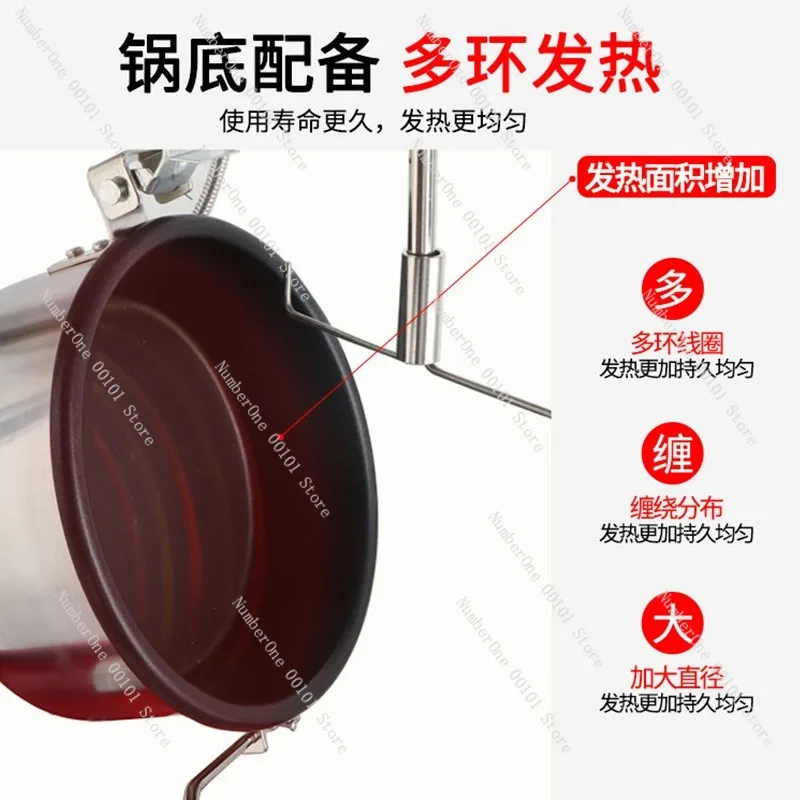 Commercial Popcorn Machine Fully Automatic, Electric Butterfly Shape Popper Maker, Street Vending Snack Equipment