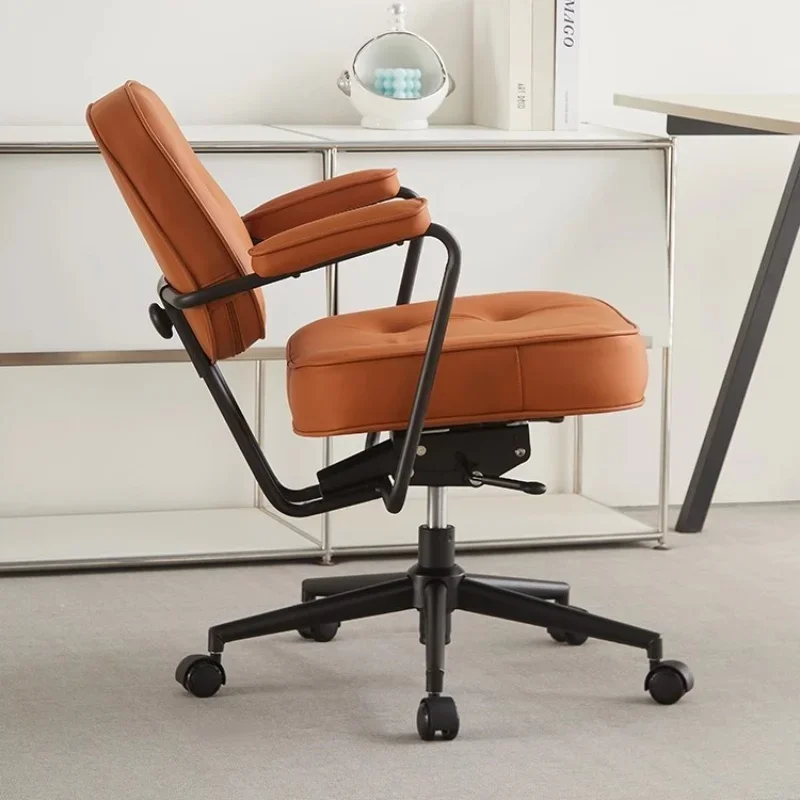 Contemporary Executive High Back Office Chair Ergonomic Rolling Swivel Comfortable Mesh Luxurious Designer Home Furniture