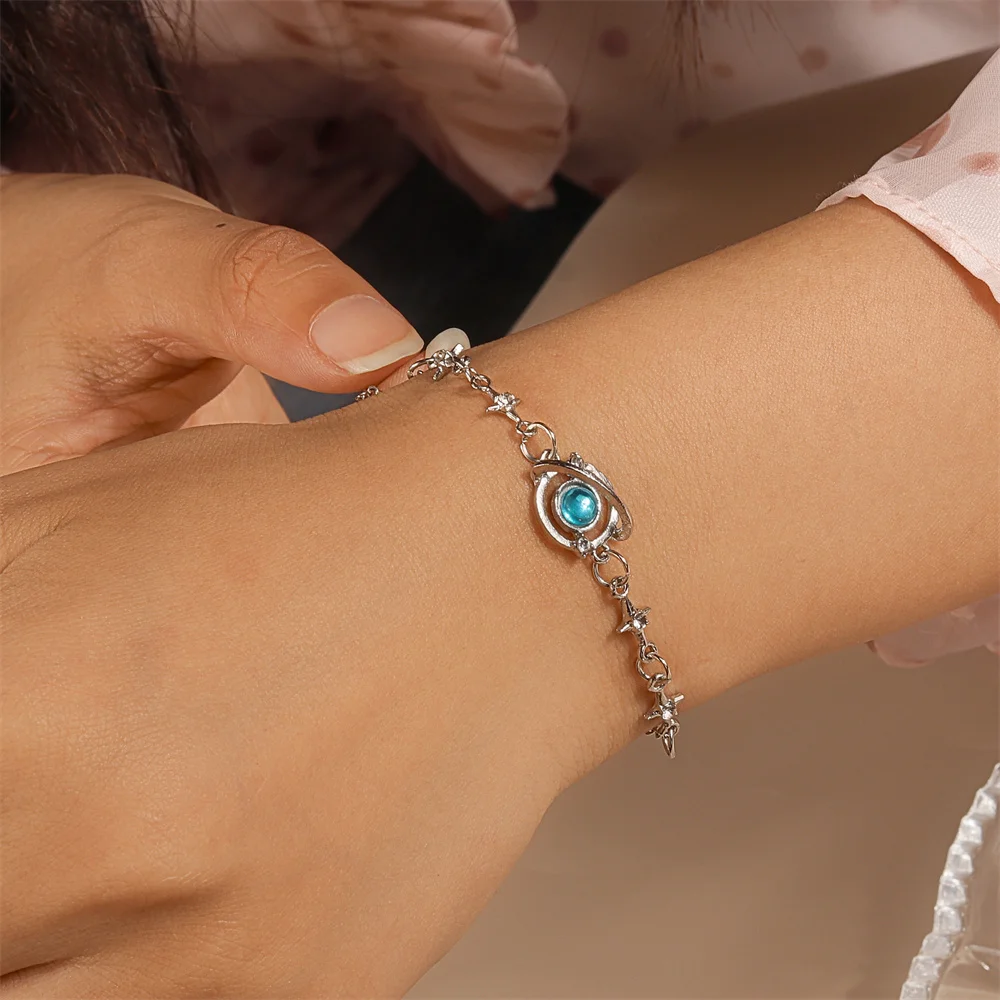 Aihua Bohemia Hamsa Hand Kreuz Armband für Frauen Herz Stern Rose Charm Armband Damen Boho Schmuck neu in Armband Geschenke – Detail 1