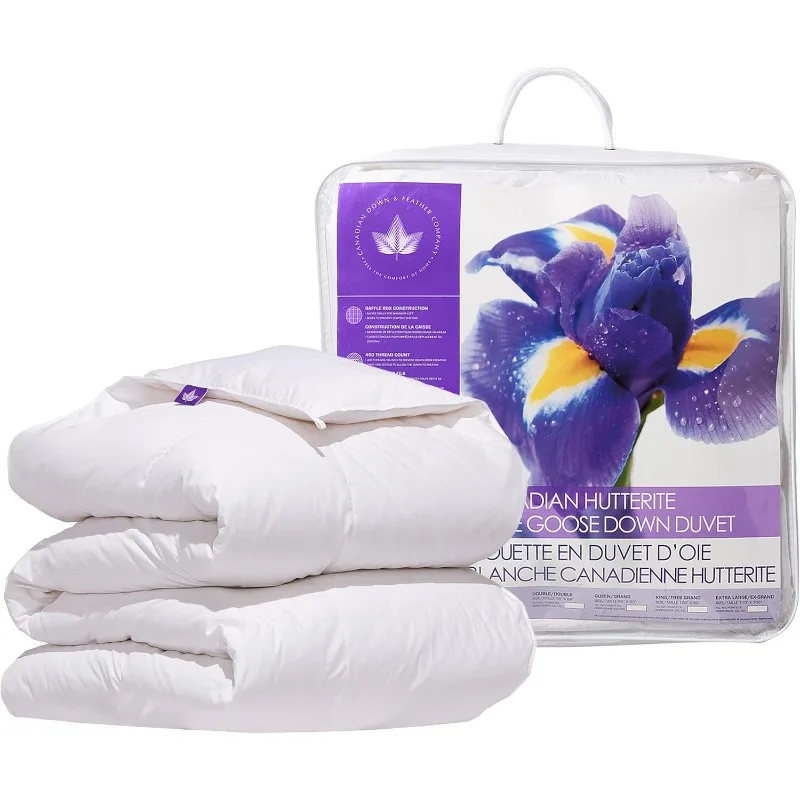 

All Season Weight Canadian Hutterite Goose Down Comforter Duvets