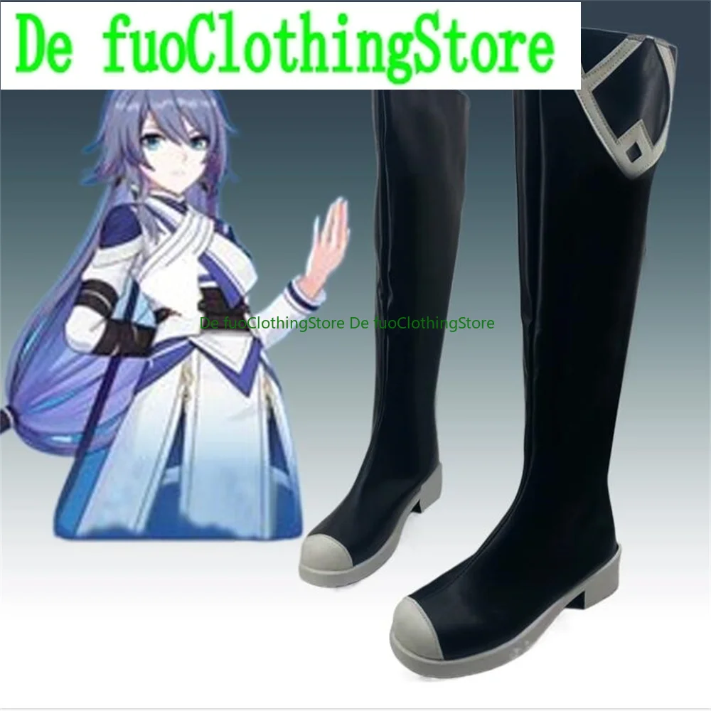 

Fu Hua Honkai Impact Honkai: Star Rail Cosplay Shoes Boots Game Anime Halloween Christmas DefuoClothing Shoes Store
