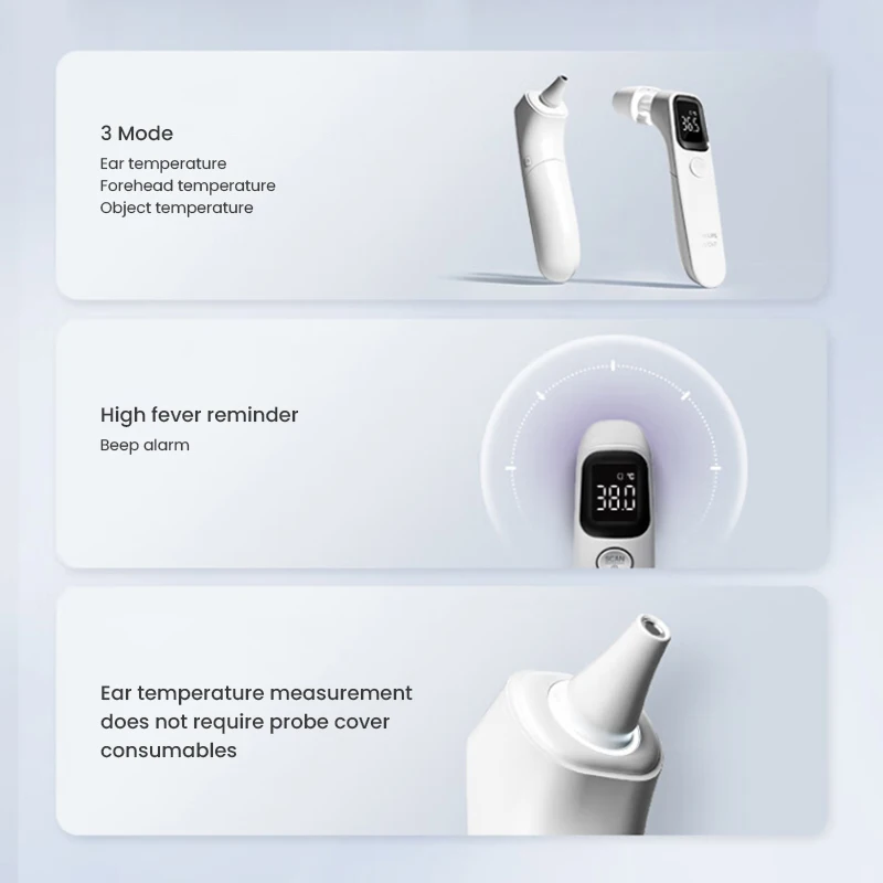 Avernt AET-R832 2-in-1 Infrared Thermometer Ear Forehead Mode Thermometer