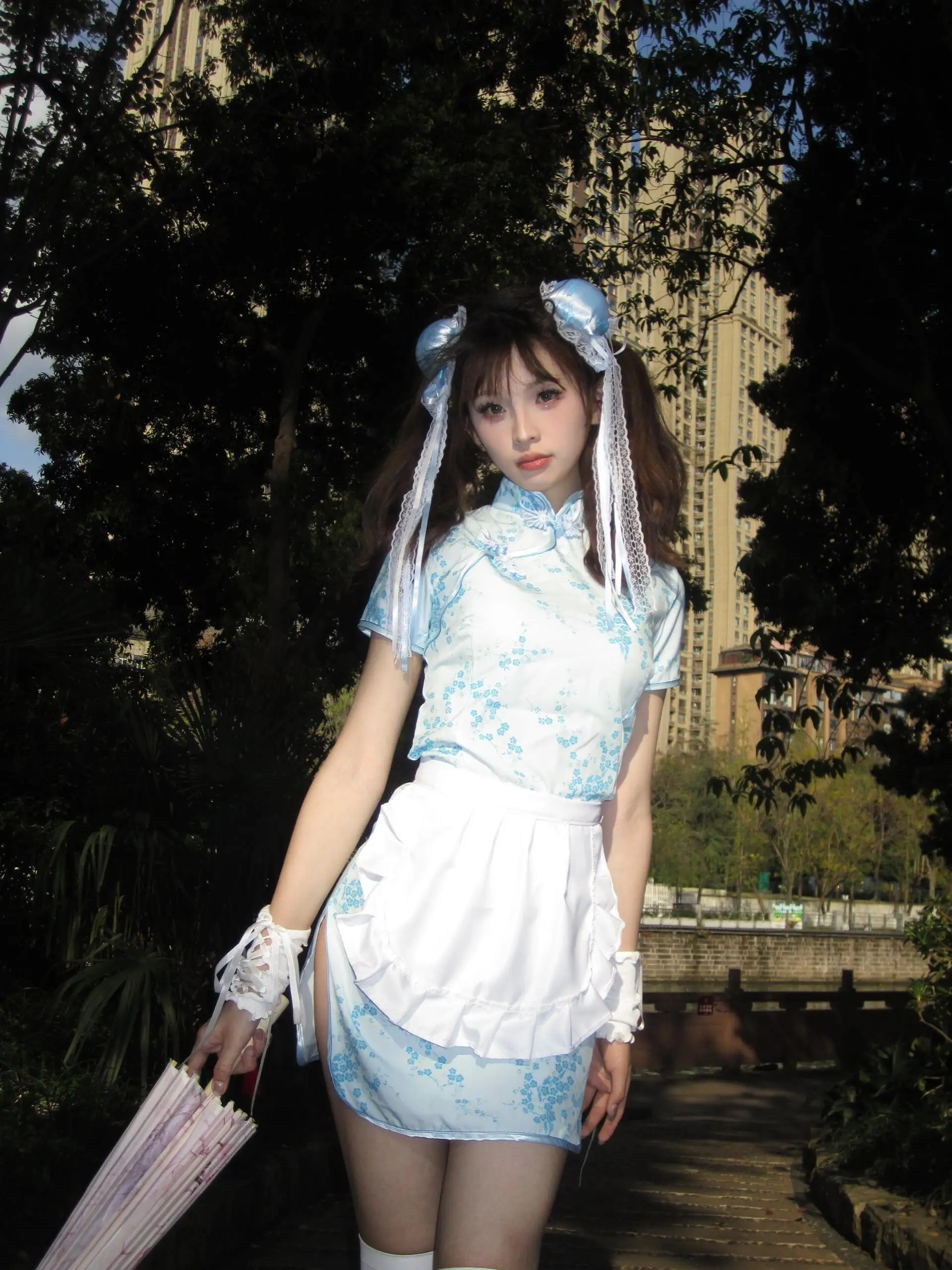 Nowy chiński strój Sle Dr loween Cisas Cosplay orm Soft Girl Maid Skirt ort do noszenia na co dzień