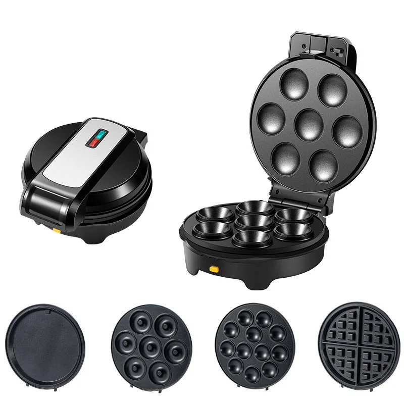 

American standard change breakfast machine 5in1 pizza ball cake waffle donut machine