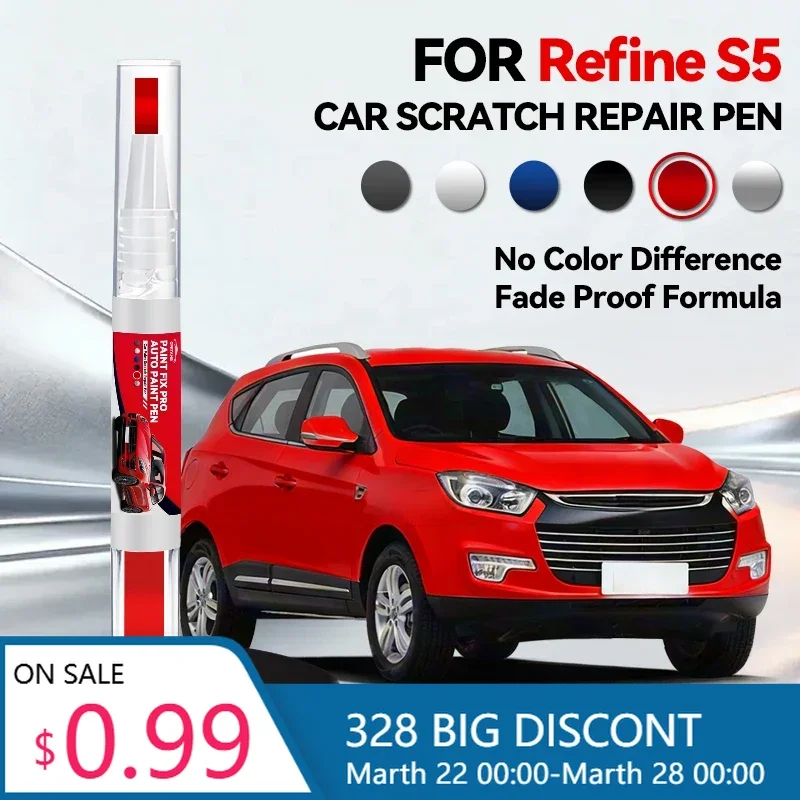 

Ручка-корректор для ремонта лакокрасочного покрытия JAC Refine S5, средство для удаления царапин, аксессуары для авто, черный, белый, красный, синий, фиолетовый, G