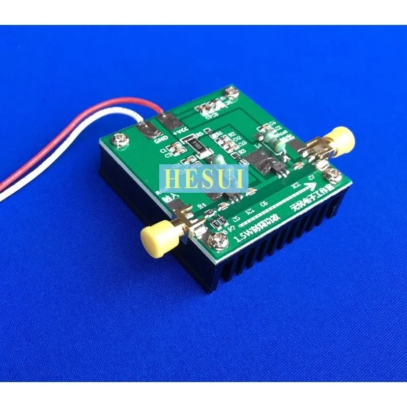 10MHz-500MHZ 1.6W amplifier HF FM VHF UHF transmits broadband RF power amplifier