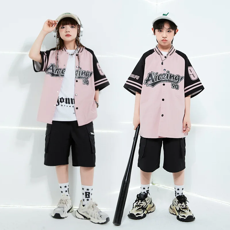 Kids' Hiphop Outfit Hip Hop Outfit Boy's Hiphop Coat Outfit Blast Street Jazz Catwalk Cool Brand